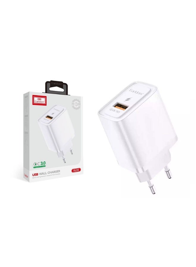Earldom Fast CHARGER EU35 - USB Quico Tech QC 3.0 - Image 3