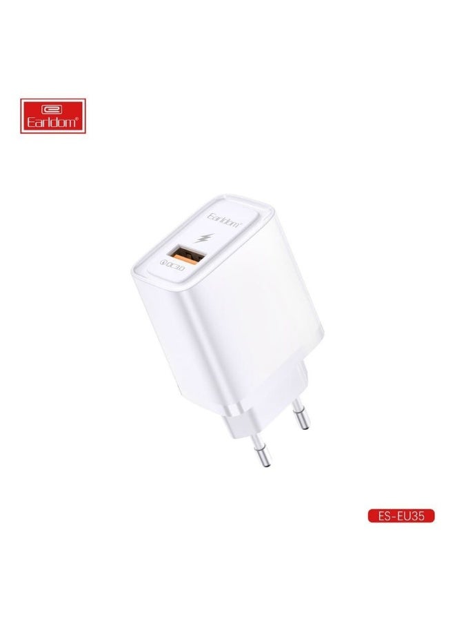 Earldom Fast CHARGER EU35 - USB Quico Tech QC 3.0 - Image 1