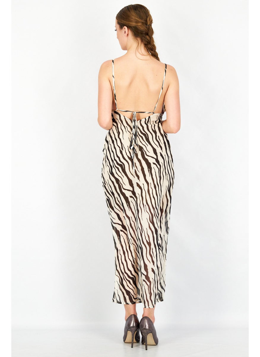 Women Animal Print Maxi Dress, Black - pzsku/ZC149EB701F0F61800136Z/45/_/1737296054/615c02b3-7307-4210-89ad-ff72ffb4c06f