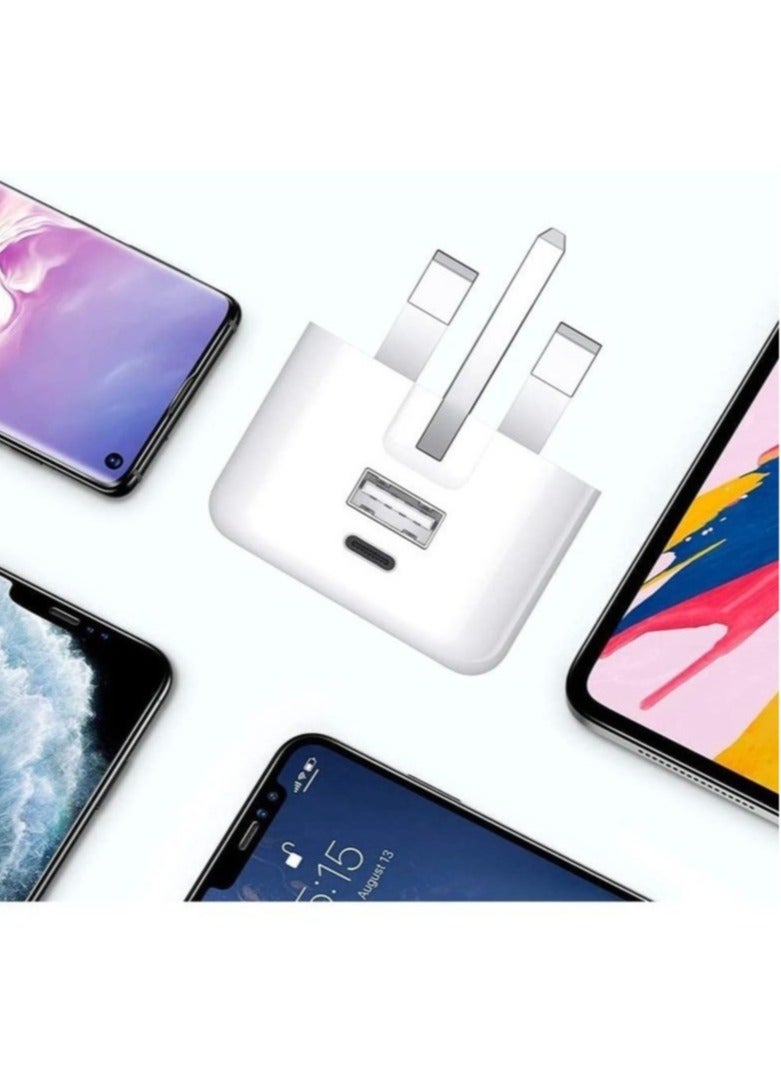 Dual Ports USB Type C Fast PD Power Charger Adapter 20W - Image 5