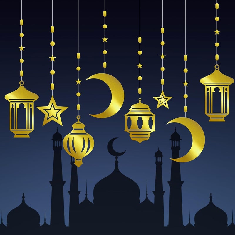 KatchOn Eid Mubarak Garland Decor – Islamic Eid Party Garland for Decorations – Pack of 1 - Image 1
