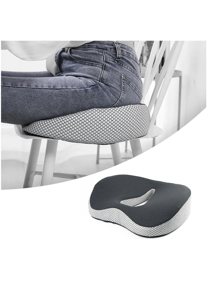 Generic Memory Foam Seat Cushion for Pressure Relief Tailbone Pain Sciatica and Back Pain Relief Seat Cushion  - Image 1