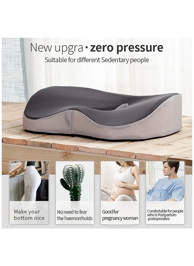 Generic Memory Foam Seat Cushion for Pressure Relief Tailbone Pain Sciatica and Back Pain Relief Seat Cushion  - Image 3