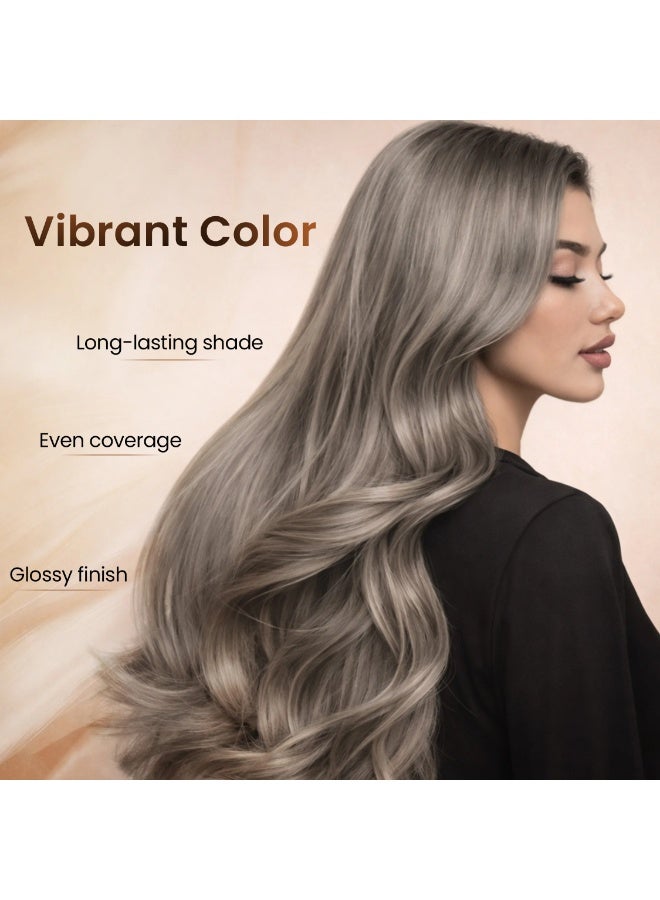 Argan Coloring Oil Kit Light Ash Blond 8.1 75Ml - Image 2