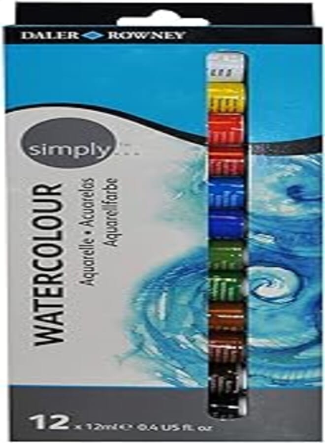 Watercolor Simply Daler Rowney 12 colors