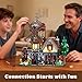 Loyratche Medieval Wood Cabin Building Set with Light Wooden Forest House Blocks Toy with Rotating Windmill Waterwheel Castle Architecture Modular Ideal Gift for Adults Teens 14 - Image 4