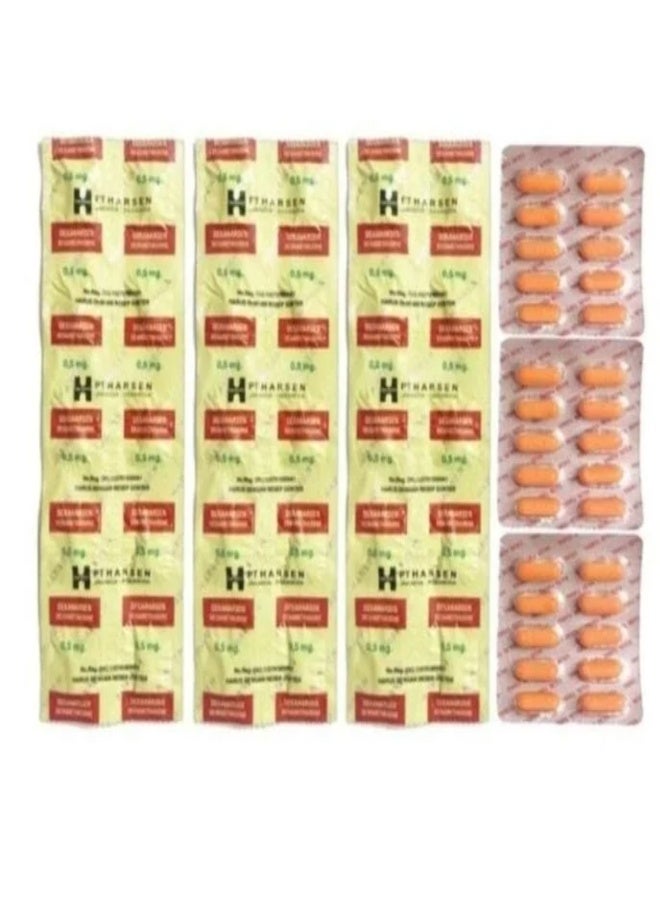 HARSEN 3 strips of nutritional supplements, 3 pieces of the original fattening vitamin