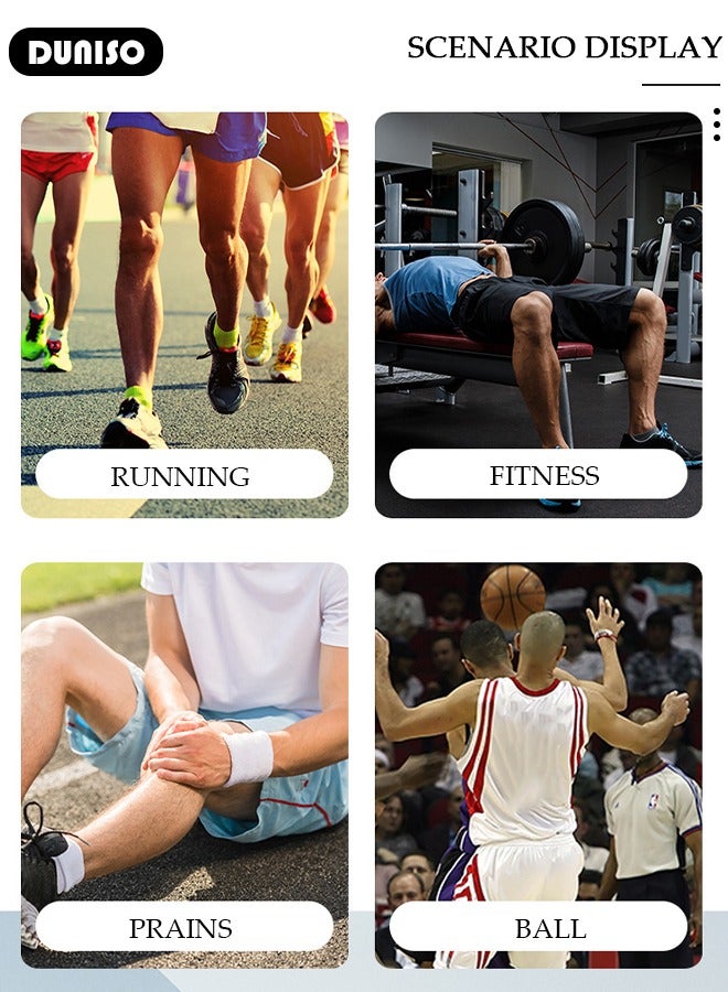 DUNISO Professional Knee Pad Knee Brace with Side Stabilizers and Patella Gel Pads Adjustable Compression Knee Support Braces for Knee Pain Meniscus Tear ACL MCL Arthritis Joint Pain Relief Injury Recovery - Image 3