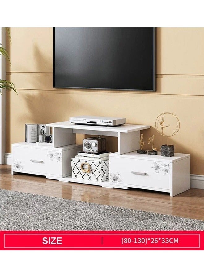 fashionhome Contemporary TV Rack Sleek Storage Solution for Your Entertainment Center Size 130x33x26cm - Image 3