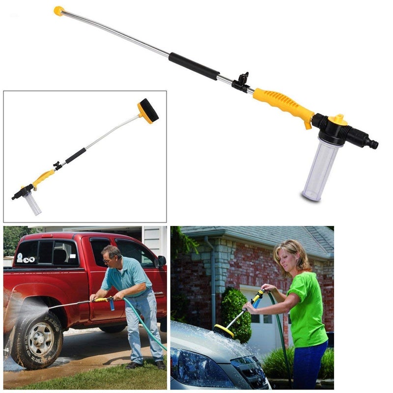 PANTH Zoom High Pressure Water Gun Washer Sprayer with Soap Dispenser and Brush - Image 2