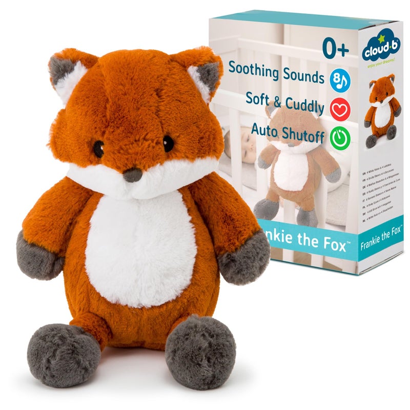 Cloud b Sound Machine with White Noise Soothing Sounds | Cuddly Stuffed Animal | Adjustable Settings and Auto-Shutoff | Frankie The Foxâ„¢ - Image 1