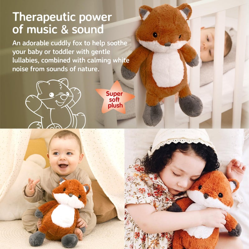 Cloud b Sound Machine with White Noise Soothing Sounds | Cuddly Stuffed Animal | Adjustable Settings and Auto-Shutoff | Frankie The Foxâ„¢ - Image 3