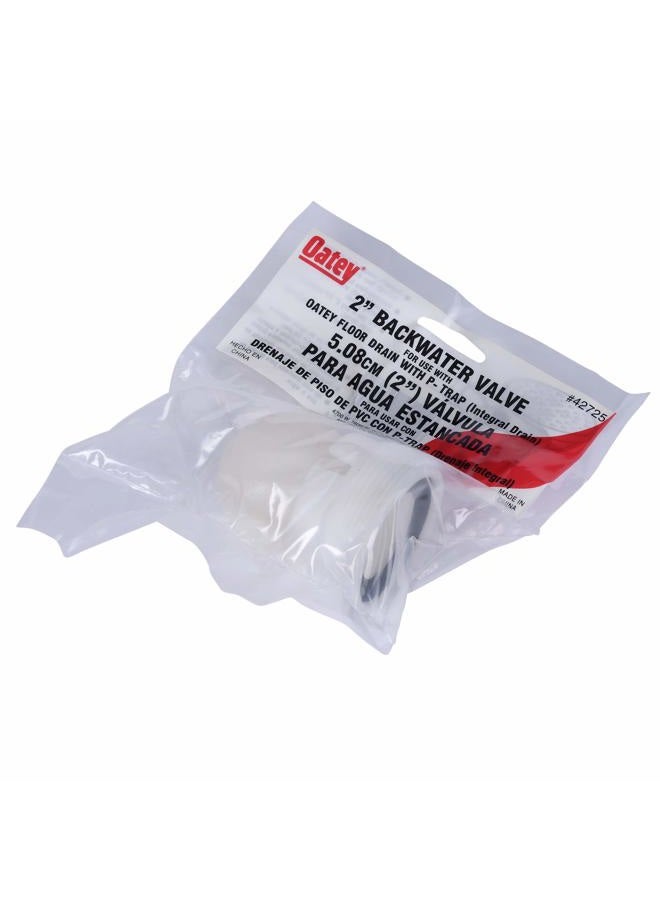 Oatey 42725 2 in. Backwater Valve Device for Integral Trap Shower Drain - Image 3