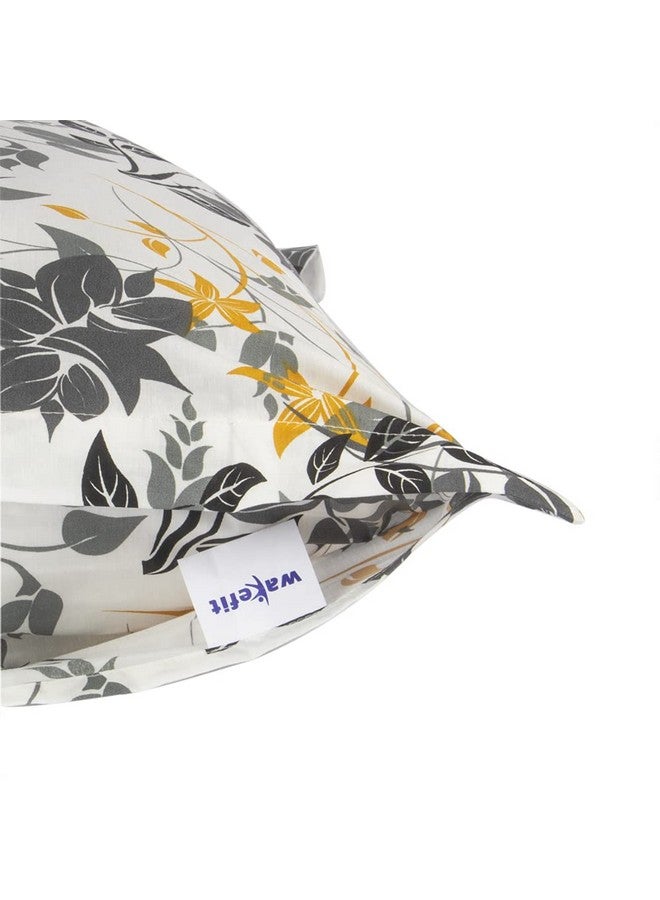 Wakefit غطاء وسادة واكفيت | أغطية وسائد قطنية فاخرة 144 TC قياسية - 18 x 27 بوصة (خريف - مجموعة من 4) - Image 4