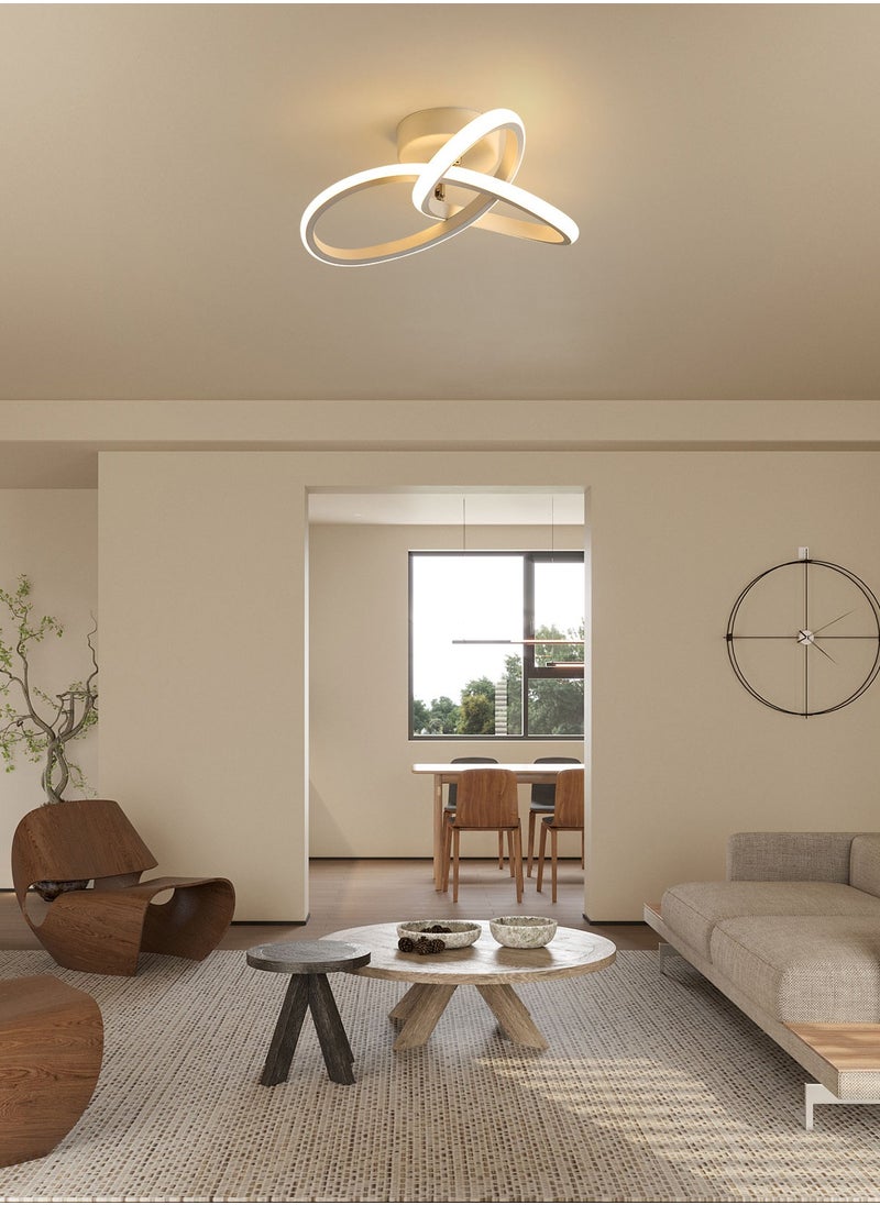 Modern LED Ceiling Light Acrylic Warm Light