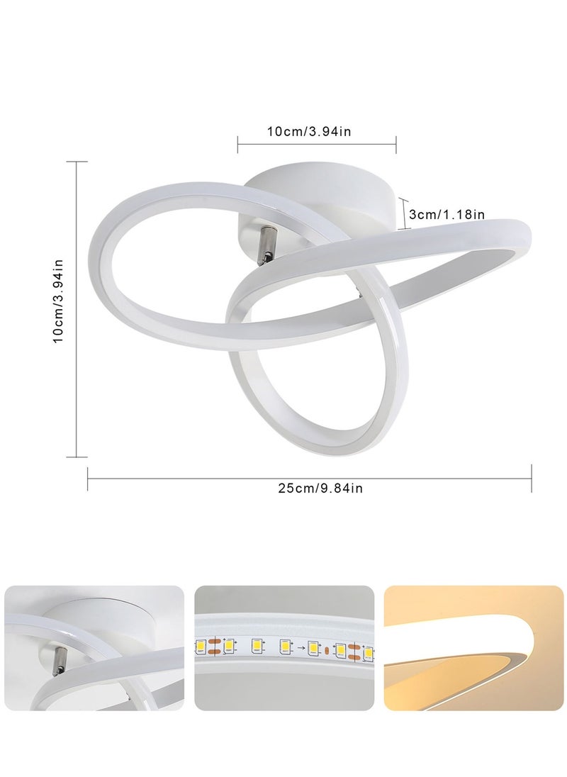 Modern LED Ceiling Light Acrylic Warm Light