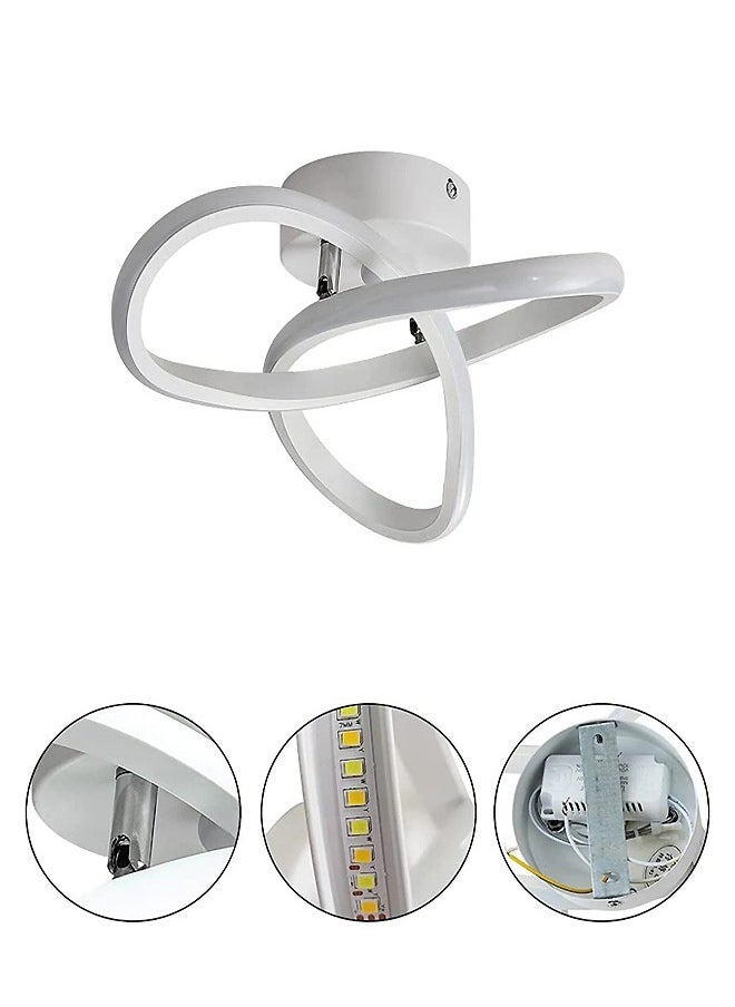 Modern LED Ceiling Light Acrylic Warm Light