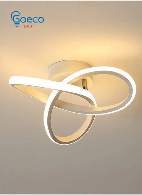Modern LED Ceiling Light Acrylic Warm Light