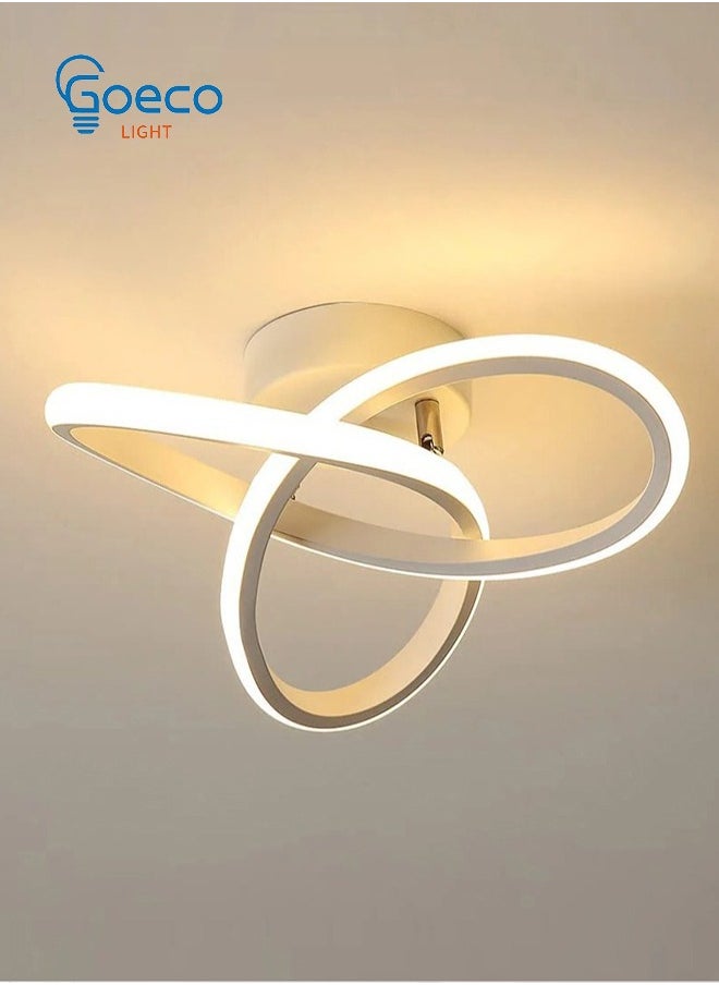 Modern LED Ceiling Light Acrylic Warm Light