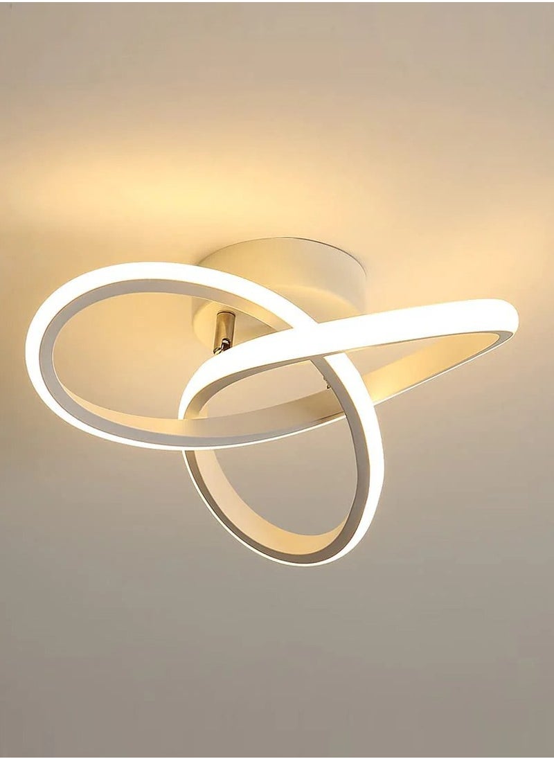 Modern LED Ceiling Light Acrylic Warm Light