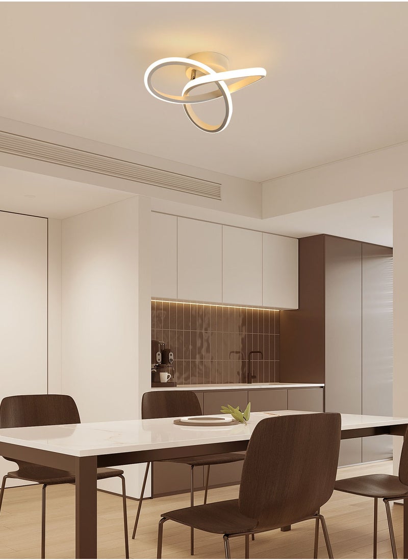 Modern LED Ceiling Light Acrylic Warm Light