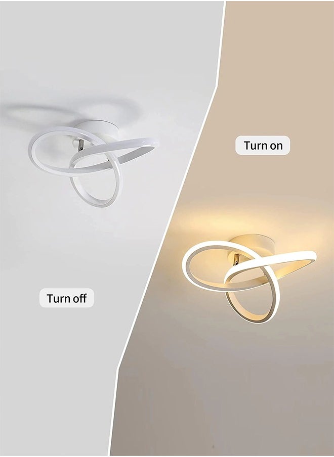 Modern LED Ceiling Light Acrylic Warm Light