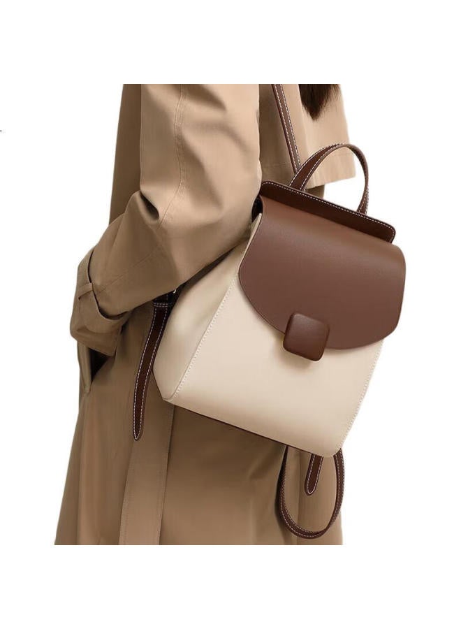 Yuyula Leather Backpack For Women, Large Capacity, Light Luxury, Stylish Travel Laptop Bag, School Bag, Birthday Gift For Girlfriend - Image 1