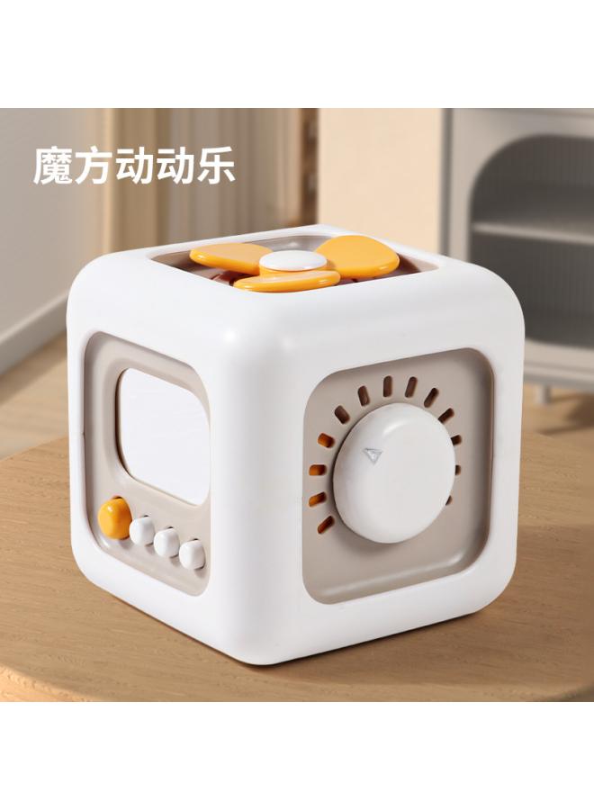 Popular Toys Rubik's Cube Moving Music Children's Educational Toys 0-3 Years Old Baby Montessori Teaching Aids Finger Exercise