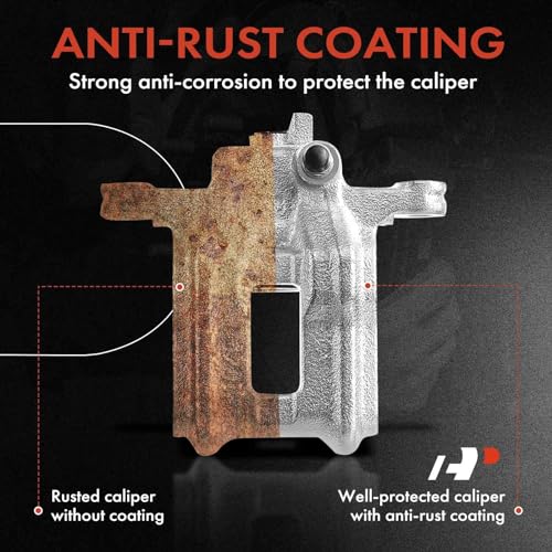 A-Premium Disc Brake Caliper Assembly Compatible with Select Chevy, GMC, Buick, Avanti, Isuzu, Oldsmobile and Pontiac Models - S10 Blazer, Malibu, Camaro, LLV, S15 Jimmy, Sonoma, Regal - Front Side - Image 5