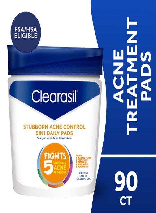 كليراسيل فوط تنظيف الوجه Clearasil Ultra 5 في 1 لعلاج حب الشباب، 90 فوطة (عبوة من قطعتين) - Image 2