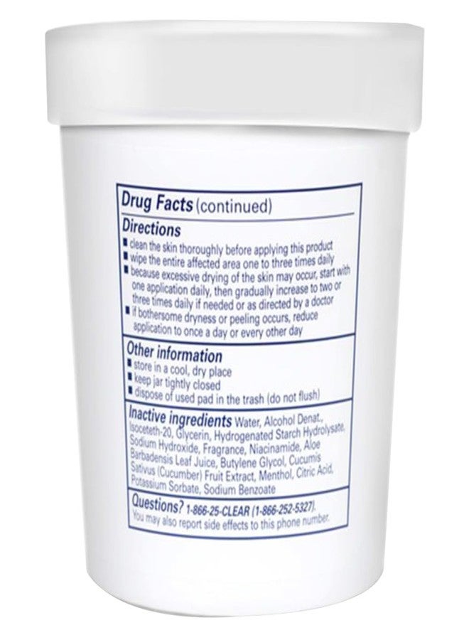 كليراسيل فوط تنظيف الوجه Clearasil Ultra 5 في 1 لعلاج حب الشباب، 90 فوطة (عبوة من قطعتين) - Image 3