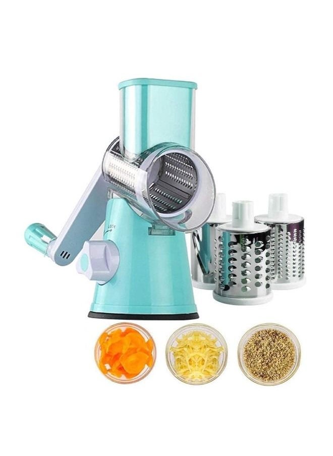 Taimi - Multi-Function Rotary Grater Vegetable Cutter Blue - Image 1