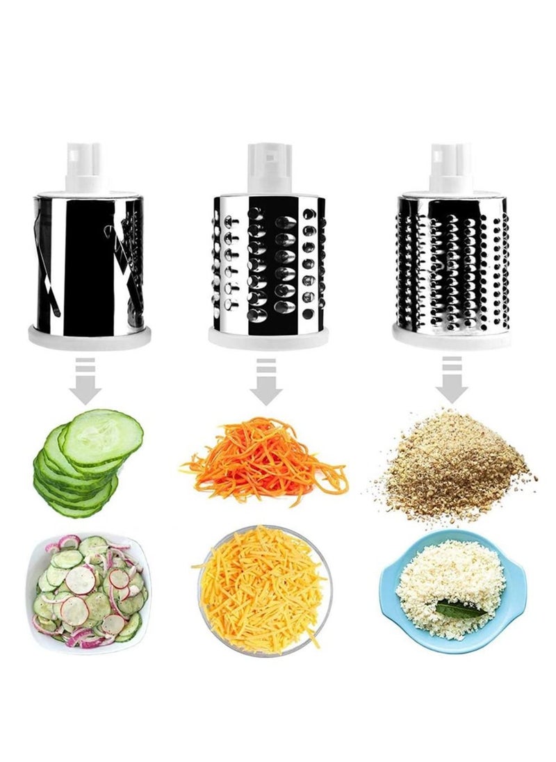 Taimi - Multi-Function Rotary Grater Vegetable Cutter Blue - Image 1