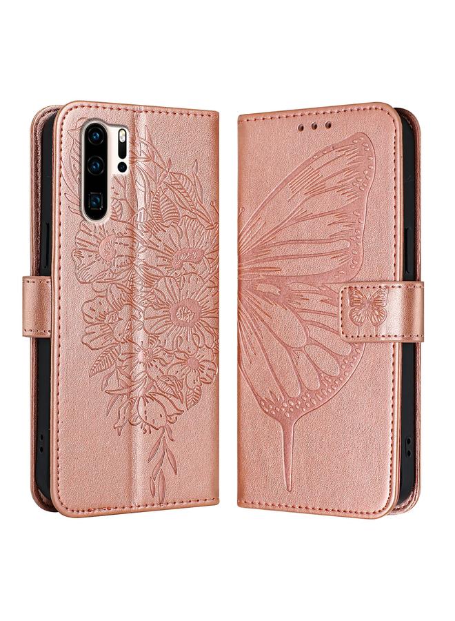 Zaboon Case For Huawei P30 Pro Embossed Butterfly Leather Phone Case - Image 1