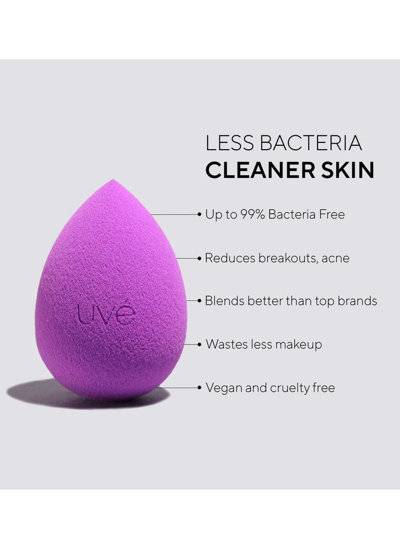 UVe - Violet Antimicrobial Makeup Sponge - Image 1