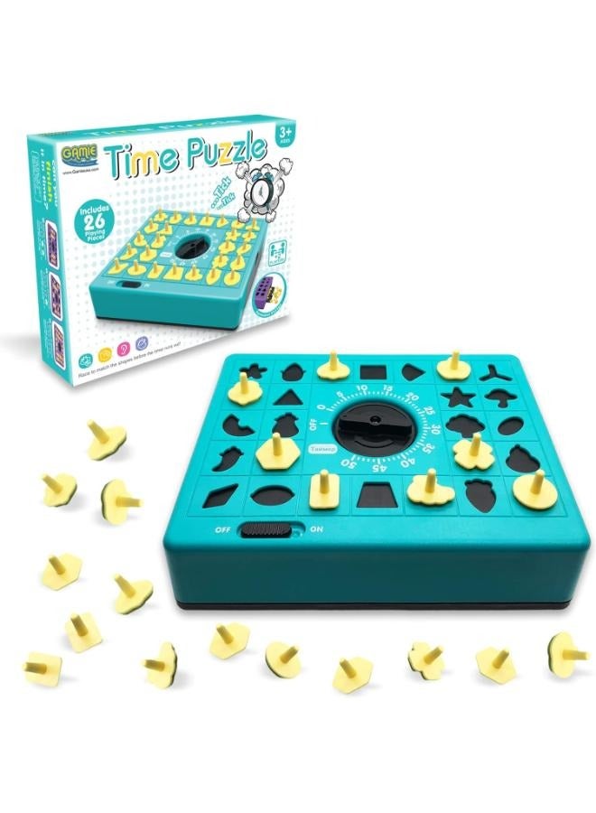 لعبة مطابقة ألغاز الدماغ ذات الوقت المناسب، ألعاب تعليمية للوالدين والطفل، ألعاب تعليمية ممتعة، لعبة صدمة الوقت - Image 1