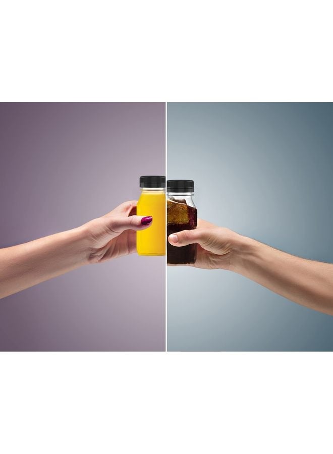 HOMESTAR 10 Pcs 8 oz Plastic Juice Bottle Reusable Transparent Bulk Beverage Containers with Black Lids for Juice, Drinking Milkshake Tea, Milk, Juicing Smoothie Water and Other Beverages, Fridge Storage - Image 4