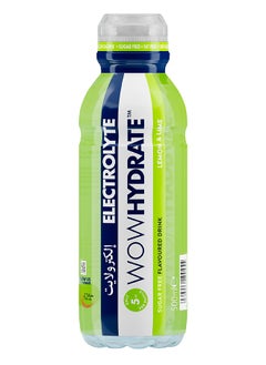 WOW Hydrate Electrolyte And Vitamin Water Lemon And Lime 500 ML  - Image 1