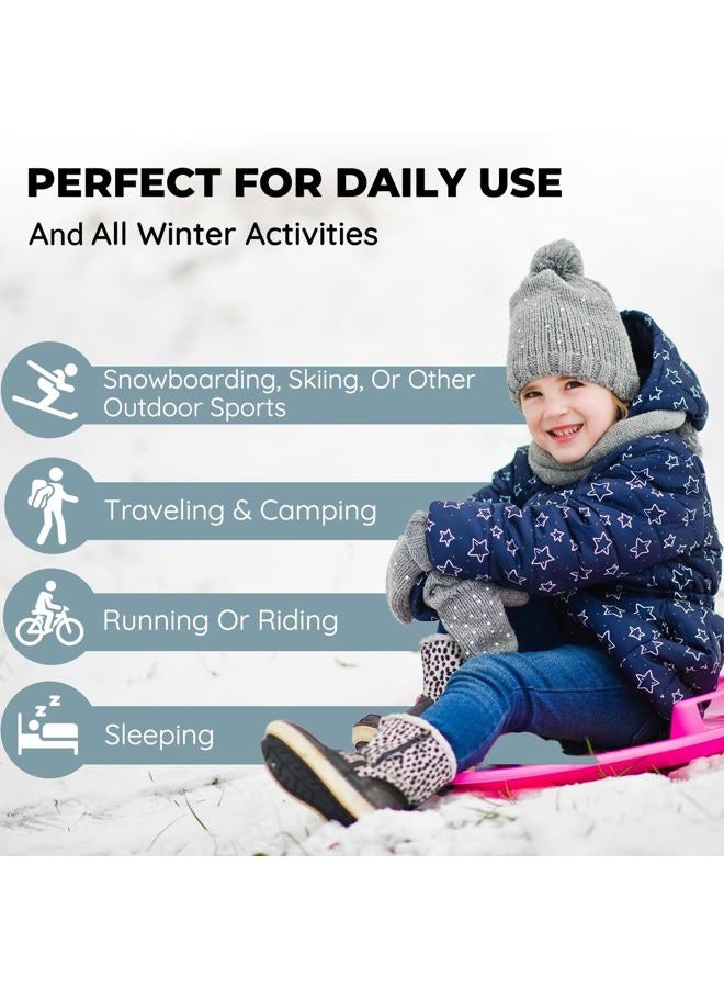 Ultra Dry Children Thermal Underwear Set by Outland; Base Layer; Soft Fleece; Top&Leggings, Black, Medium 8-10 - Image 4