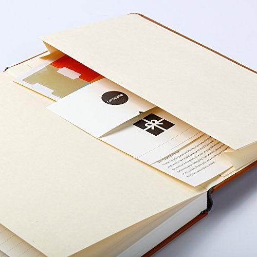 Lemome Blank Notebook Sketchbook with Premium Thick Paper - Dividers Gift - Hardcover Plain, A5, 8.4 x 5.7 inch - Image 5