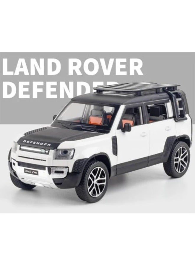 Toy Box Land Rover Defender Car Model Alloy Diecast Metal SUV Toy Car Model Simulation Vehicles Toys For Children Gifts Collection - Image 5