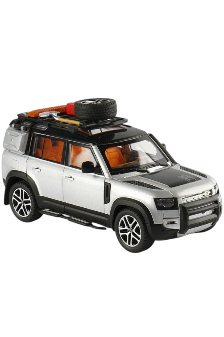Toy Box Land Rover Defender Car Model Alloy Diecast Metal SUV Toy Car Model Simulation Vehicles Toys For Children Gifts Collection - Image 1