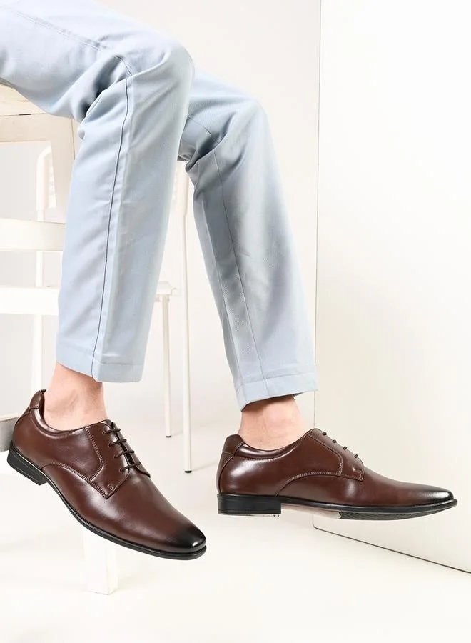 ستايلي أحذية أكسفورد رسمية برباط بلونين