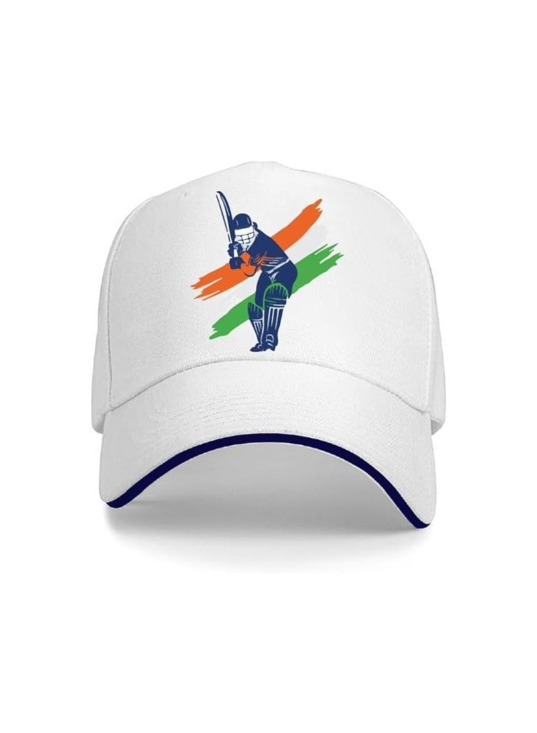 India Unisex Sports Blue Jersey - T-shirt, Drawstring Bag, Cap, and Scarf - Perfect for Indian Cricket Fans and Cricket Lovers - Ideal for Matches  - Image 4