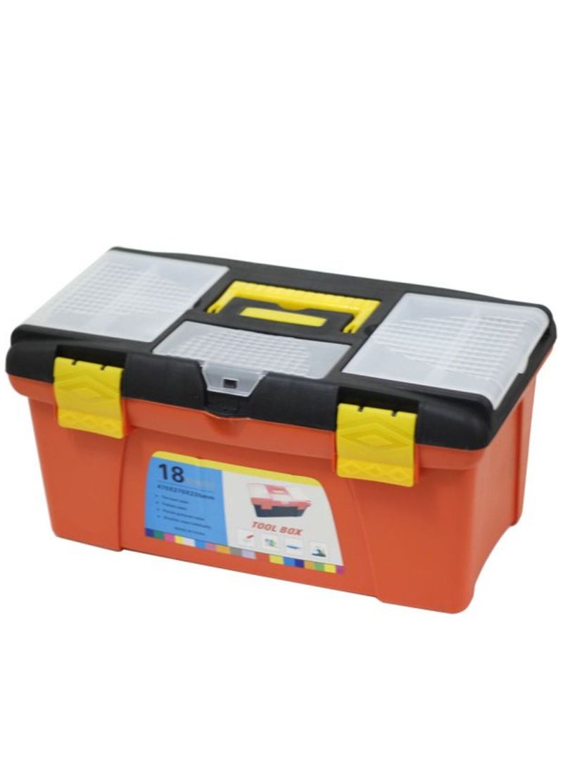 تول صندوق عدة بلاستيكي قوي ومتعدد الإستعمالات - Image 1