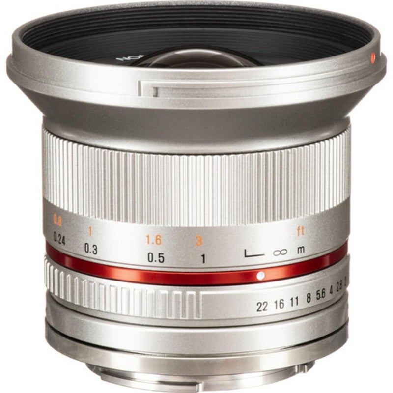 Rokinon Rokinon 12mm F2.0 Ultra Wide Angle Lens for Sony E, Silver  - Image 1