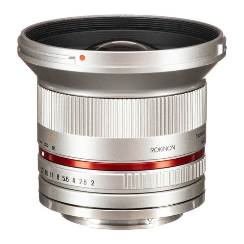 Rokinon Rokinon 12mm F2.0 Ultra Wide Angle Lens for Sony E, Silver  - Image 3