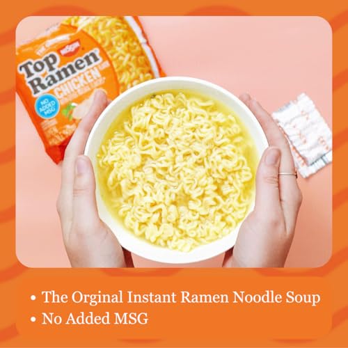 Nissin Top Ramen Noodle Soup, Chicken, 3 Ounce (Pack of 24) - Image 3