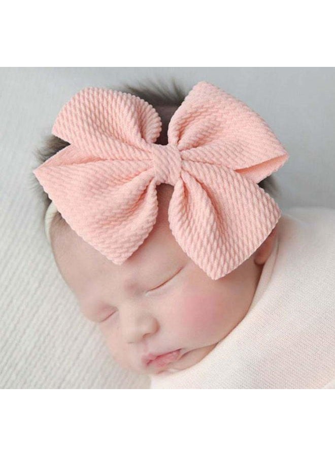 Toptim Baby Girl's Headbands and Bows for Newborn Infant Toddler Photographic Accessories 4.7" Bow (18 Pack) - Image 2