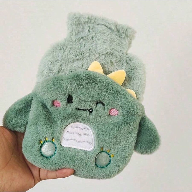 Cartoon Plush Toy Removable And Washable Pvc Thickeneded Water-Filled Water Bottle Hand Warmer Foot Warmer Water Bottle Labeling - Image 2